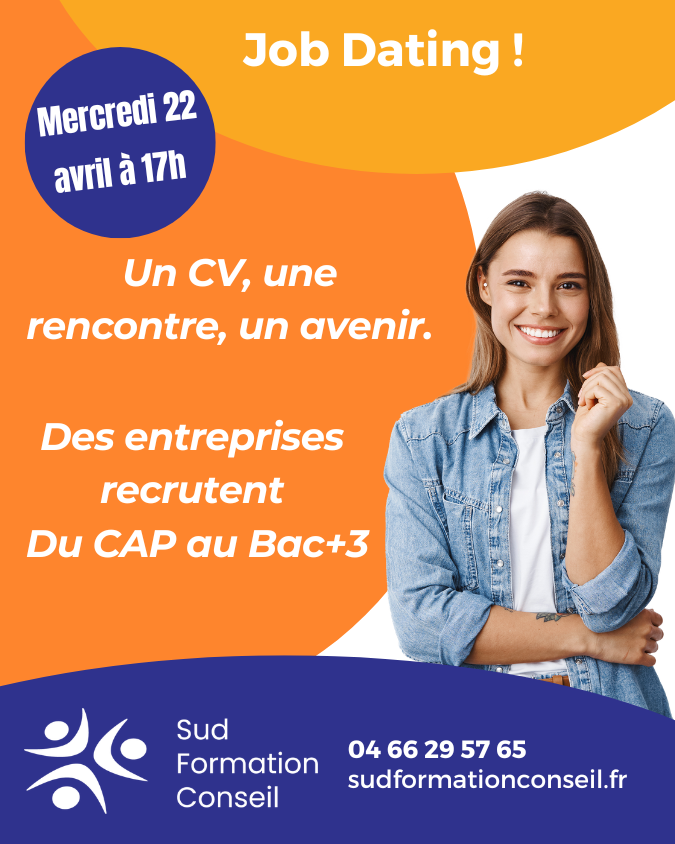 Job Dating 22 avril 2026 Sud Formation Conseil