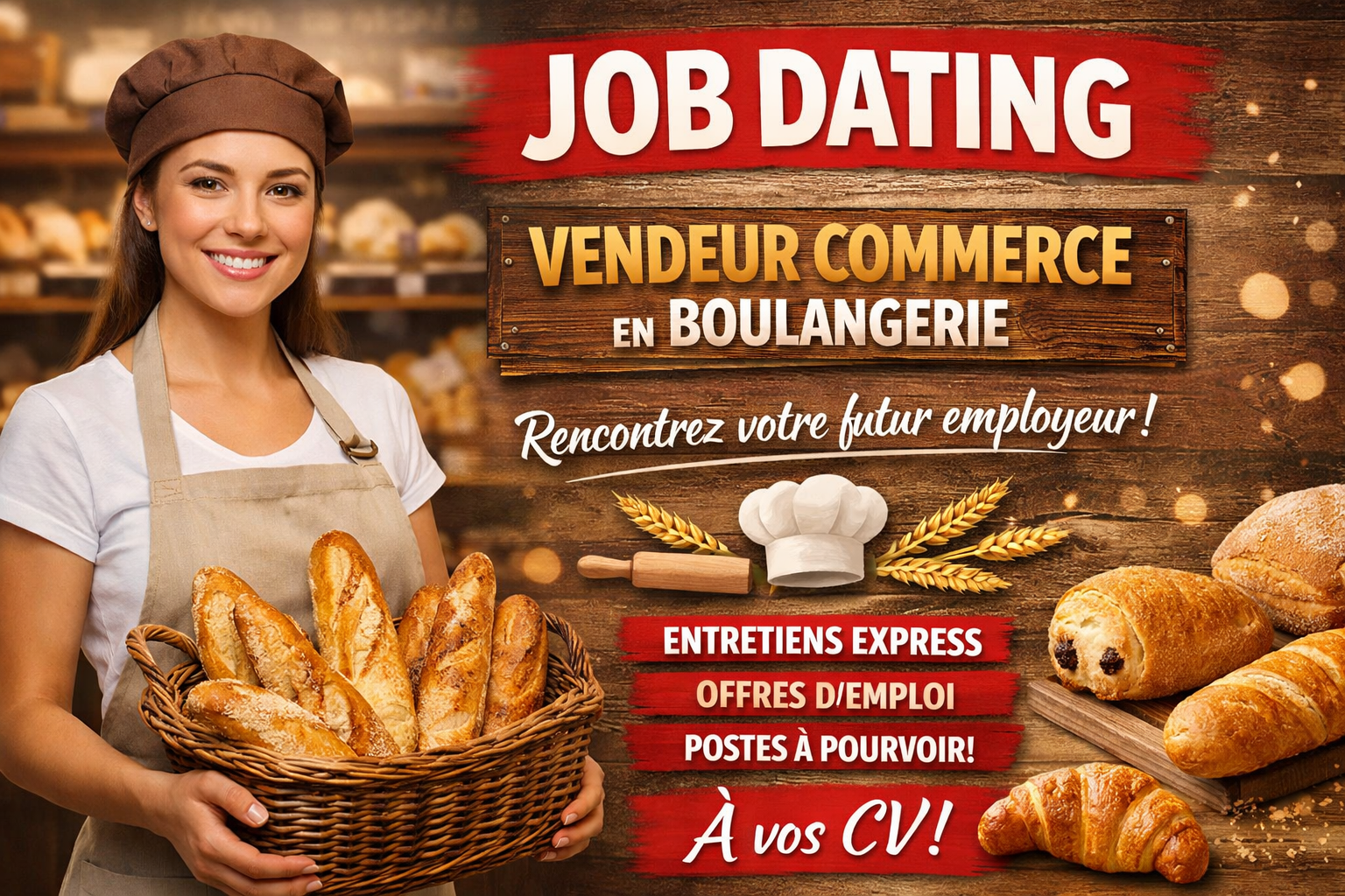 Job Dating Secteur Boulangerie Commerce Vente Apprentissage Nîmes